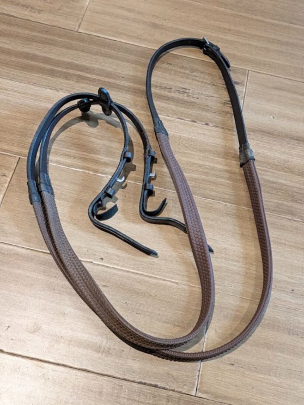 Flat Rubber Grip Reins - Cob Size - 52"